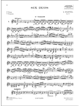 6 Duos op. 48 - Ignaz Pleyel - Partition - Violon
